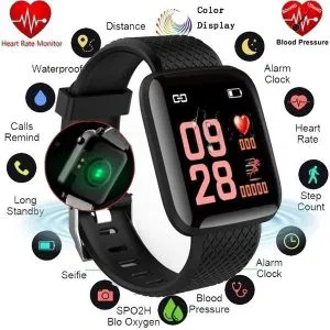D116 PLUS Smart Bracelet Fitness Band Waterproof Smart Digital Watch