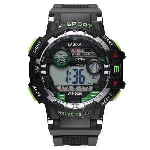 Lasika W-H9020 Sports , 100% Water Resistance Silicon Digital Watch for Men