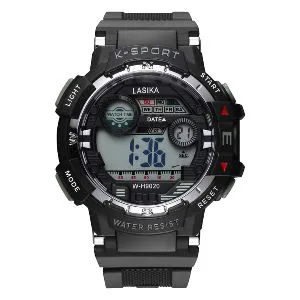 Lasika W-H9020 Sports , 100% Water Resistance Silicon Digital Watch for Men