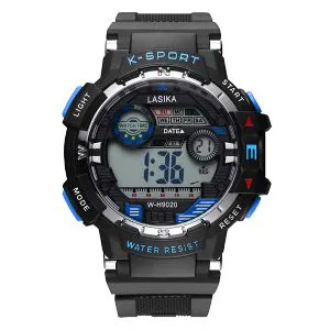 Lasika W-H9020 Sports , 100% Water Resistance Silicon Digital Watch for Men