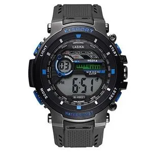 Lasika W-H9021 Sports , 100% Water Resistance Silicon Digital Watch for Men 