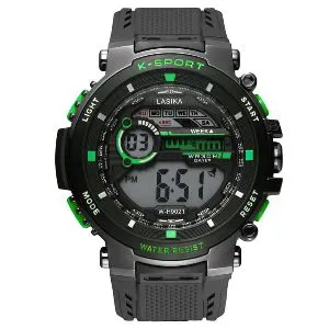 Lasika W-H9021 Sports , 100% Water Resistance Silicon Digital Watch for Men