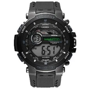 Lasika W-H9021 Sports , 100% Water Resistance Silicon Digital Watch for Men