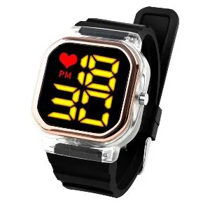 Silicone Belt Anti-Air LED Digital Sports Watch , Water Resistance LED Wrist Watch