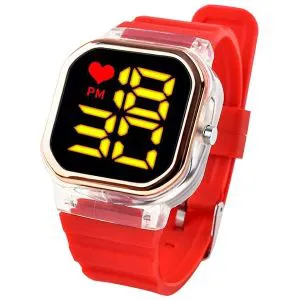 Silicone Belt Anti-Air LED Digital Sports Watch , Water Resistance LED Wrist Watch