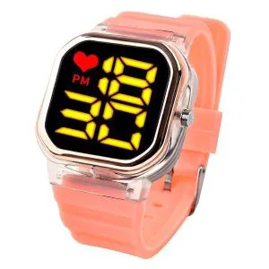 Silicone Belt Anti-Air LED Digital Sports Watch , Water Resistance LED Wrist Watch