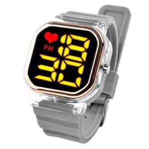 Silicone Belt Anti-Air LED Digital Sports Watch , Water Resistance LED Wrist Watch