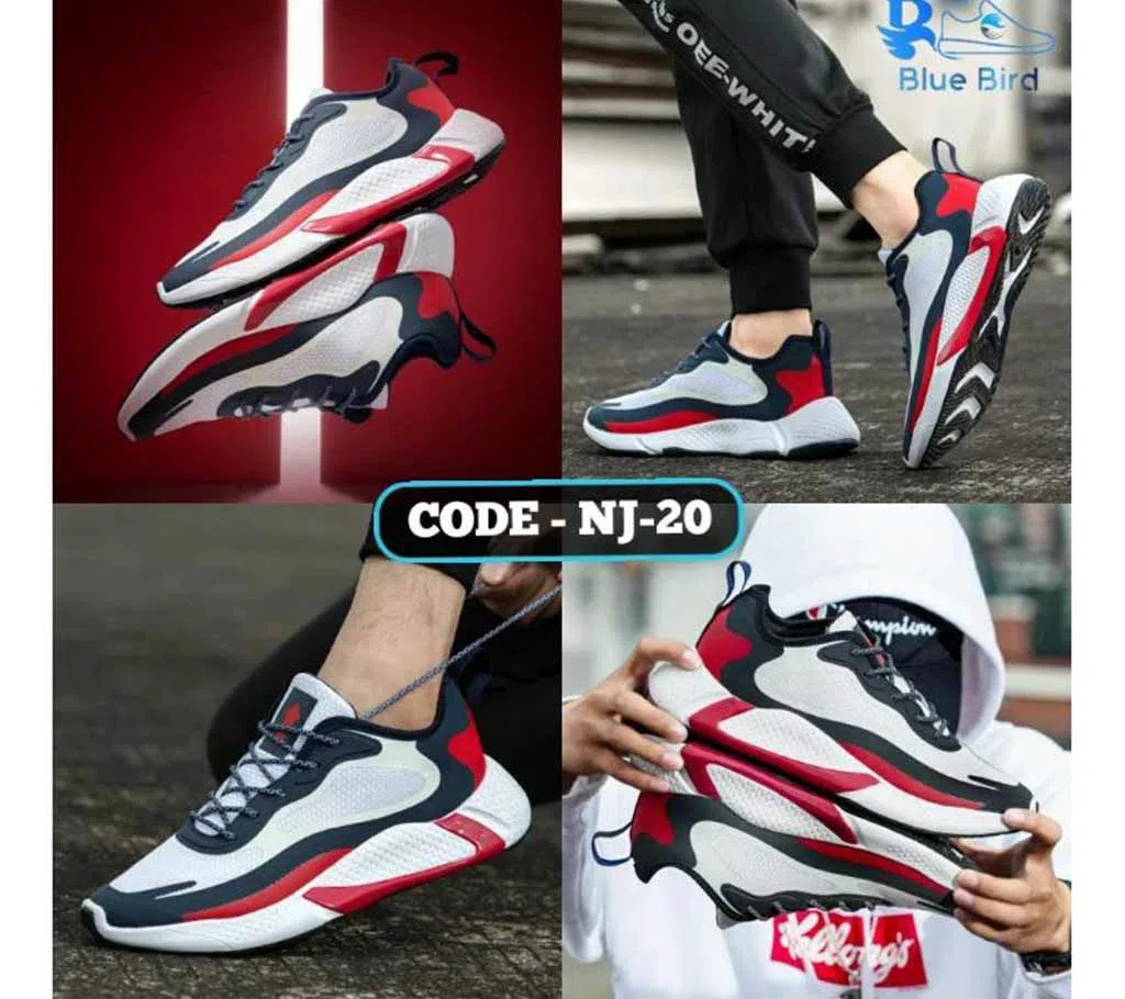 mens  Sneakers White red