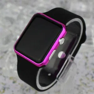 New LED   Watch, Square LED Digital Sports Watch, Waterproof LED Wrist Watch