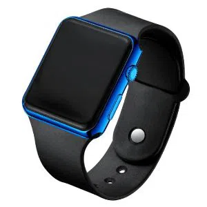 Gorgeous Looking Colorful Square LED Digital Sports Watch , Water Resistance LED Wrist Watch