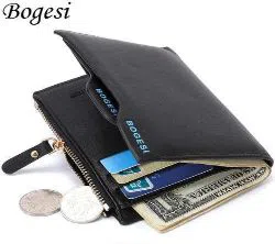 Bogesi Brand Mens Leather Wallet