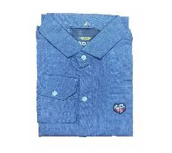 Full sleeve casual shirt for men-navy blue 