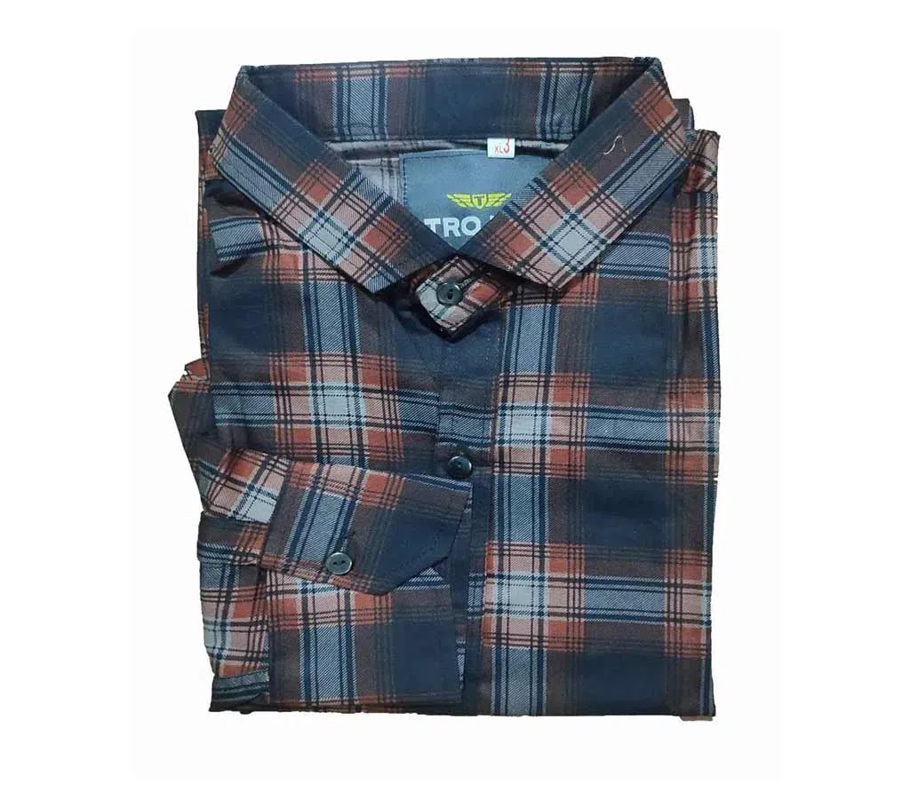 Full Sleeve Casual Check Shirt For Men;-Check 