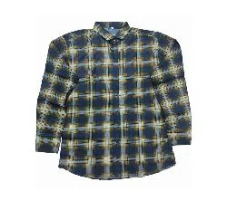 Full Sleeve Casual Check Shirt For Men,-Black Check 