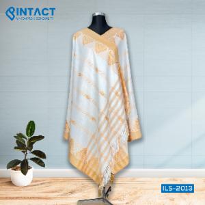 মিনাকারি শাল - White