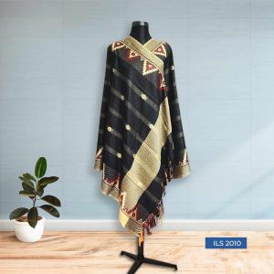 মিনাকারি শাল - Black