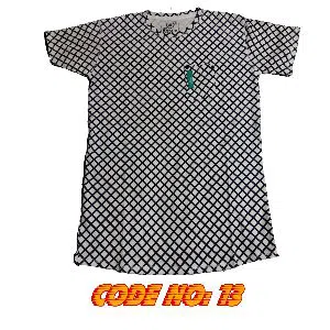 Blue Checked T-Shirt Eid Collection 2021