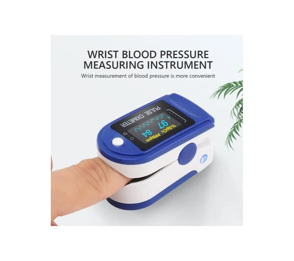 Medical Digital Fingertip Pulse Oximeter OLED Display Blood Oxygen Sensor Measurement Meter.