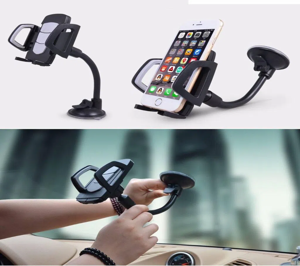 Car Phone Holder with Support Stand Mount