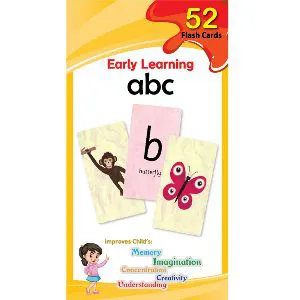 Flash Card- Early Learning - abc ( 52 Cards) 