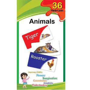 Flash Card- Animals ( 36 Cards) 