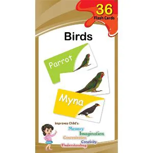 Flash Card- Bird ( 36 Cards) 