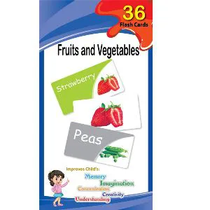Flash Card- Fruits and Vegetables ( 36 Cards) 
