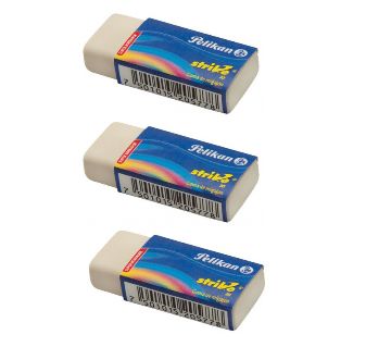 Pelikan ইরেজার Strike 20  ( 3 Erasers a Pack)