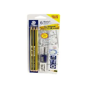 Staedtler 6 Noris 2B Pencils Value Pack 120-0S1BK603