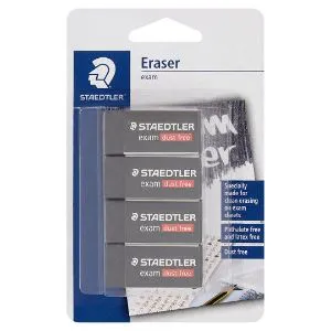 Staedtler Dust Free Eraser Exam 4 Pcs Set 526E30BK4