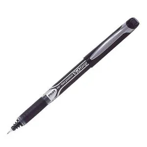 Pilot Hi-Tecpoint V10 Grip: Liquid Ink Rollerball Pen - Broad Tip (Black)