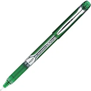 Pilot Hi-Tecpoint V10 Grip: Liquid Ink Rollerball Pen - Broad Tip (Green)