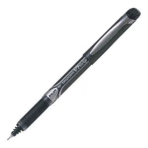 Pilot Hi-Tecpoint V7 Grip: Liquid Ink Rollerball Pen - Medium Tip (Black) 
