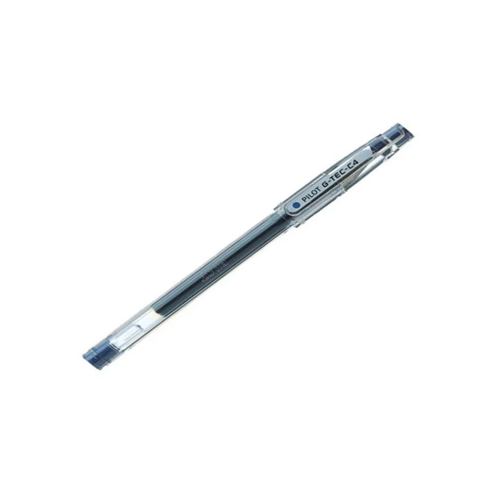 Pilot G-Tec-C4: Gel Ink Rollerball Pen  Extra Fine Tip | 0.4 mm (Blue)
