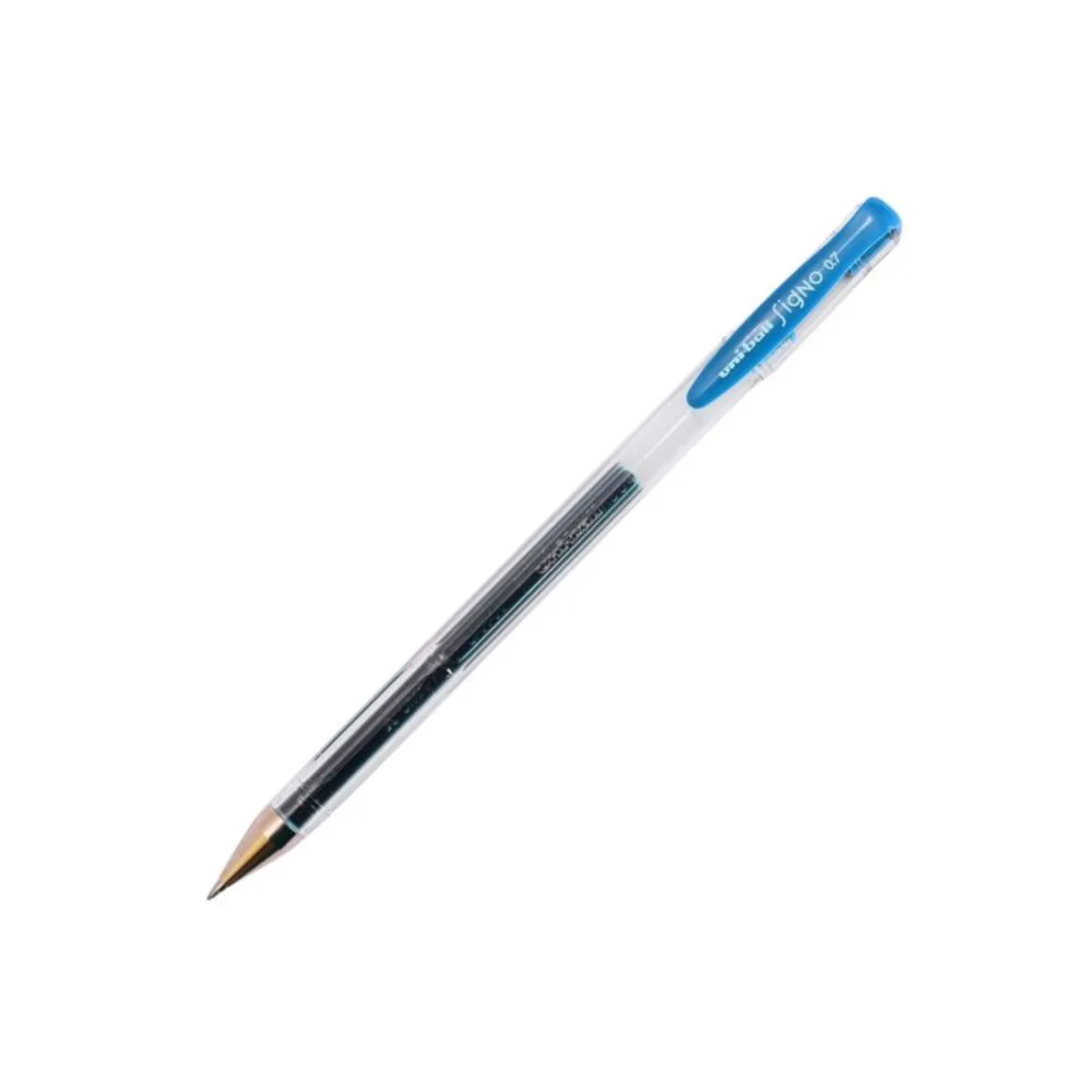 Uni-Ball SIGNO: Gel Ink Pen - 0.7 mm Light Blue (UM-100)
