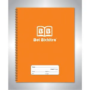 Boi Bichitra Single Line Spiral Copy | 200 Pages [11.4"x8.6"]