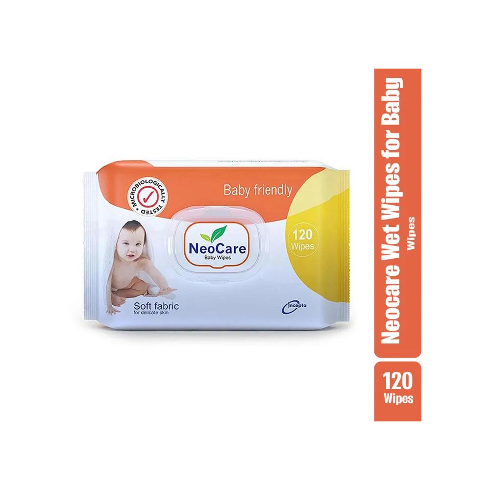 Neocare Wet Wipes for Baby - 120 Pieces