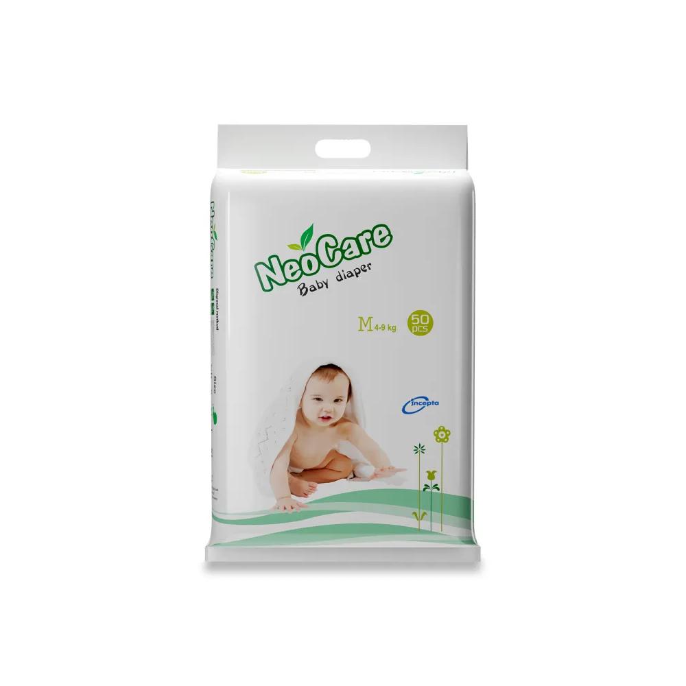 Neocare Baby Premium Belt System Diaper M Size (4-9 kg) - 50pcs