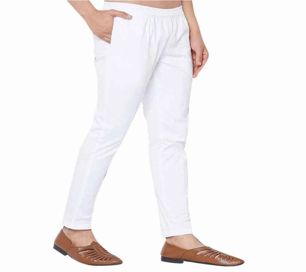 White Cotton Pajama Pants For Men (Eid Collection) 1297760 buy from