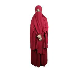 Ladies Khimar - Red
