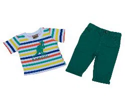 Baby Boys UK Brand Cotton Neck T-Shirt Set (T-shirt + Full Pant) For 3-6 Month,6-12 Month,12-18 Month