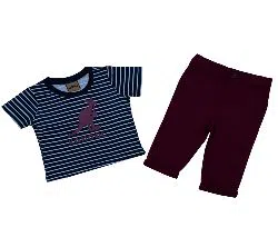  Comfortable  Baby Boys UK Brand Cotton Neck T-Shirt Set (T-shirt + Full Pant) For 3-6 Month,6-12 Month,12-18 Month