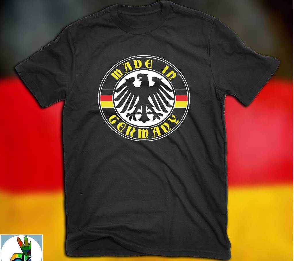 Germany logo জেন্টস হাফ স্লিভ কটন টি-শার্ট বাংলাদেশ - 723209