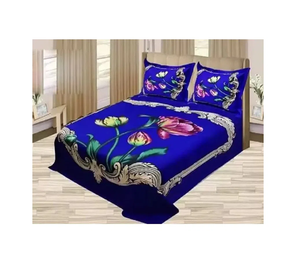 king Size Bed Sheet and 2 Pillow Cover