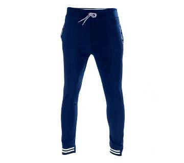 Slim Fit Trousers Joggers Sweats Pants for Mans-BLUE 