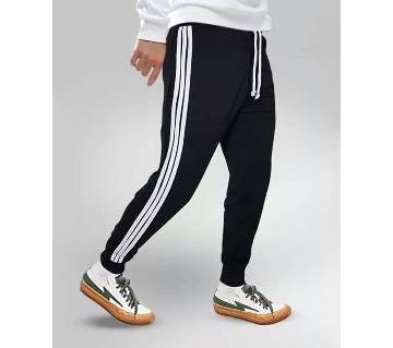 Slim Fit Trousers Joggers Sweats Pants for Mans-black 
