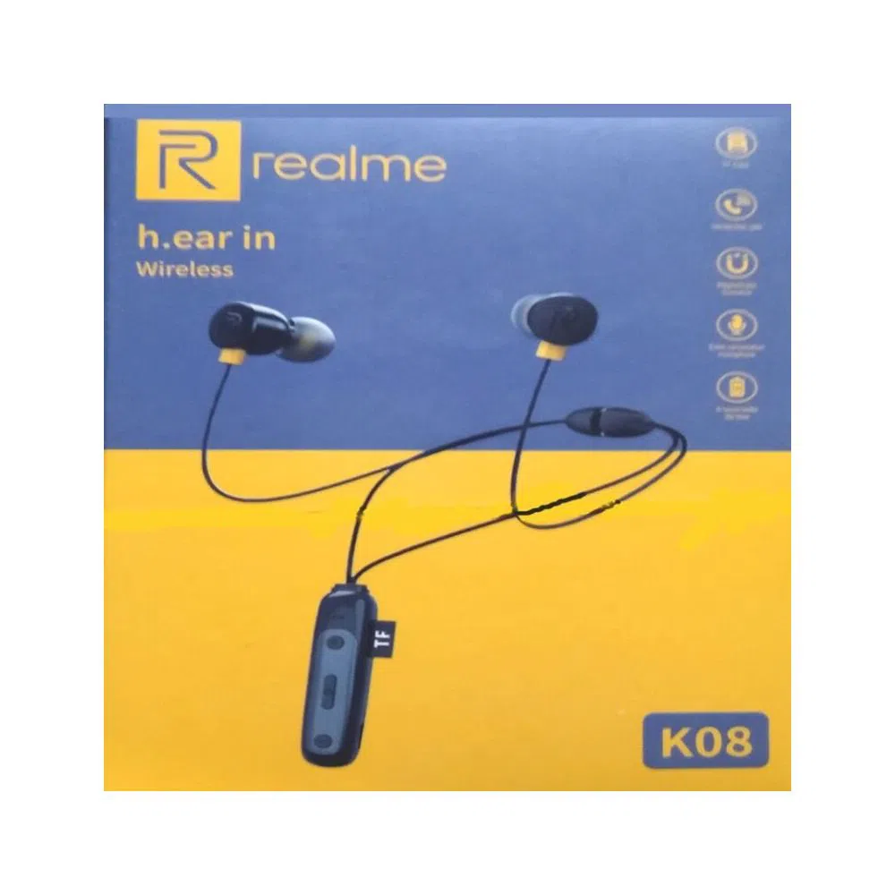 Realme K08 Wireless Earphone With Memory Card Slot-7ria