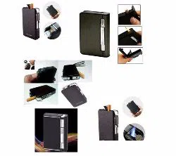 2-in-1 Cigarette Case With Lighter / jc