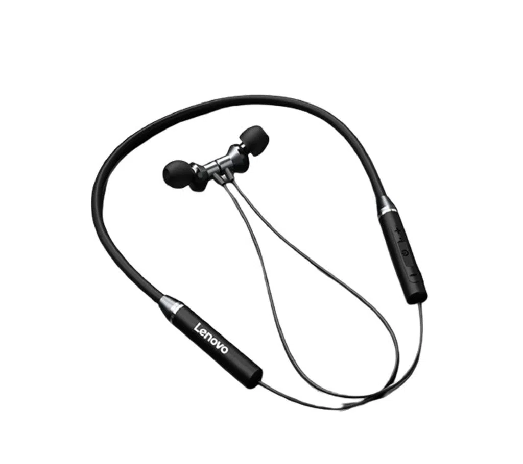 Lenovo Wireless Headsets HE05 Sport Earphone Magnetic Hanging Bluetooth 5.0 Call noise reduction 8 Hours Music Control