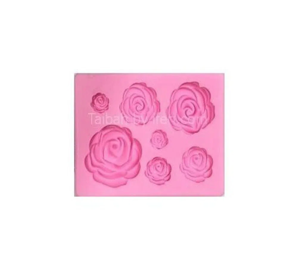 Rose Floral Shaped Fondant Mold TW2664